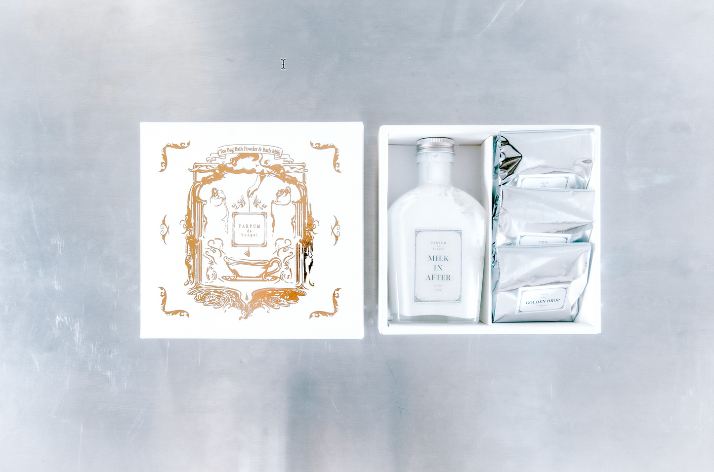 ゴールデン・ドロップ　紅茶につかる入浴剤 Tea Bag Bath Powder & Bath Milk  Tr.21
